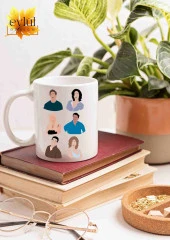 Friends Temalı Karakterler Özel Tasarım Baskılı Kupa Bardak Kahve Çay Bardağı Doğum Günü Hediye thumbnail 2