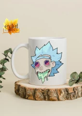 Rick And Morty Rick Sanchez Çizgi Dizi Eğlenceli Özel Tasarım Baskılı Kupa Bardak Çay-Kahve Bardağı thumbnail 1