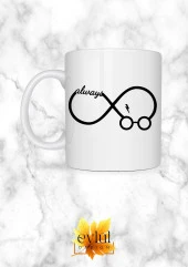 Harry Potter Sonsuzluk Özel Tasarım Baskılı Kupa Bardak Hediye Bardak thumbnail 1