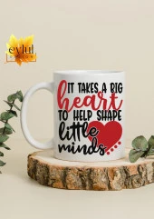 Öğretmen Özel Tasarım Baskılı Kupa Bardak Kahve Bardağı-Öğretmenler Günü Hediyesi thumbnail 2