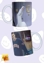 Friends Joey Tam Tur Baskılı Özel Tasarım Renkli Baskılı Kupa Bardak thumbnail 1