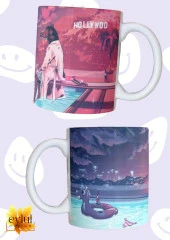 Bojack Horseman Tam Tur Baskılı Özel Tasarım Renkli Baskılı Kupa Bardak thumbnail 1