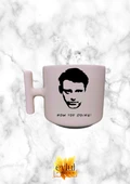 Krem Rengi T Saplı Friends Özel Tasarım Baskılı T Kupa Bardak Latte Bardağı thumbnail 1