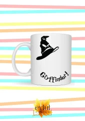 Gryffindor Seçmen Şapka Harry Potter Sınıflar Özel Tasarım Baskılı Kupa Bardak Hediye Kahve Bardağı - 1