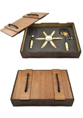 Maket Mermi Anahtarlık Kolye Çark Hediye Seti - 5