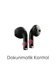 AbaTech NOTE 7 PRO XİAOMİ UYUMLU PRO 5 SİYAH KABLOSUZ BLUETOOTH KULAKLIK - 3
