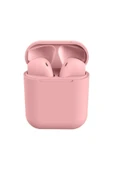 AbaTech P SMART 2021 HUAWEİ UYUMLU İNPODS PEMBE KABLOSUZ BLUETOOTH KULAKLIK - 1