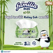 Familia Plus Natural Çek Al Mendil 150li (18 Paket x 150 Yaprak) - 5