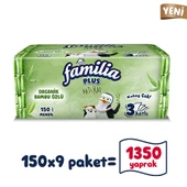 Familia Plus Natural Çek Al Mendil 150li (9 Paket x 150 Yaprak) - 1