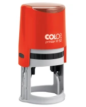 COLOP R50 YUVARLAK KIRMIZI KASA SİYAH KEÇE - 50MM - 5