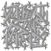 Betofast Vidası 6.3x45 mm Paket 100 ADET Sivri Uçlu Çatı Panel Beton Ağaç Vidası - 6