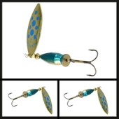 Uyguna-Yakala Altın/mavi No:2/20 Gr Long Döner Kaşık-KAŞ.090 thumbnail 1