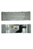 Asus ile Uyumlu N55SF-S1150V, N55SF-S1234V, N55SF-S1194V, N55SF-S1235V Notebook Klavye Gümüş Gri TR - 1