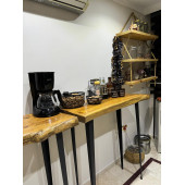 Dekoratif Metal Firkete Bar Masası/Dresuar Ayağı - 2