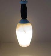 Lamba Oniks Taşı Avize Gece Lambası Sarkıt Işık Ev Aydınlatma Dekorasyon - 10