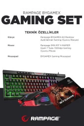 Rampage BygameX K2 SÜPER 3LÜ OYUNCU SETİ - 6