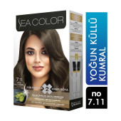 SEA COLOR  2 Lİ TÜP KREM SAÇ BOYASI 7/11 YOĞUN KÜLLÜ KUMRAL - 1