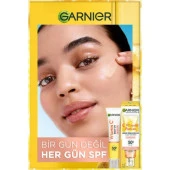Garnier C Vitamini Parlak Günlük Güneş Koruyucu Fluid Yüz Kremi Işıltılı Doku SPF50+ 40ML - 2