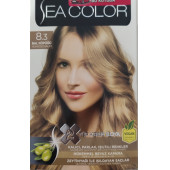 SEA COLOR  2 Lİ TÜP KREM SAÇ BOYASI  8/3 BAL KÖPÜĞÜ thumbnail 1