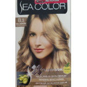 SEA COLOR  2 Lİ TÜP KREM SAÇ BOYASI  8/3 BAL KÖPÜĞÜ thumbnail 2