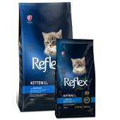 Reflex Plus Kitten Somon Balıklı Yavru Kedi Maması 2 X 1 Kg. Açık Paket - 1