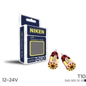 Niken Led Ampul T10 Canbus Park Ledi 56 Ledli 12-24V - 1