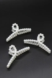 Incili Toka Büyük Boy Mandal Toka 3 Adet - 1