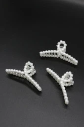 Incili Toka Büyük Boy Mandal Toka 3 Adet - 2