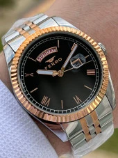 Ferro Çelik Kordon İç Fonksiyonları Aktif Chronograph 30 Mt Su Geçirmez Erkek Kol Saat EFM11130-E2 thumbnail 1