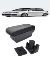 Volkswagen Golf 5  Delmesiz Vidasız Kol Dayama Kolçak Siyah Dikişli thumbnail 1