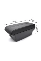 Volkswagen Golf 5  Delmesiz Vidasız Kol Dayama Kolçak Siyah Dikişli thumbnail 2