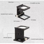 Loyka 9005A Mini Metal Büyüteç thumbnail 3