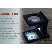 Loyka 9005A Mini Metal Büyüteç thumbnail 4