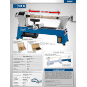 Scheppach DM460T Ahşap Torna Tezgahı - 3