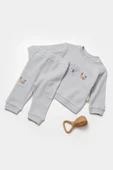 Bebek Pantolon ve Uzun Kollu Gömlek Takımı, %100 Organik Pamuk, Bebek ve Yenidoğan Serisi - CSYW1024 - 1