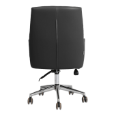 Hunt Mobilya Vaga Siyah Deri Ofis Çalışma Koltuğu - 4