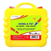 DONG-A 262160 YAĞLI PASTEL BOYA 55 RENK 60LI ÇANTA - 1