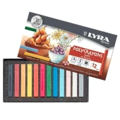 Lyra Polycrayons Toz Pastel Boya 12 Renk 5651120 - 2
