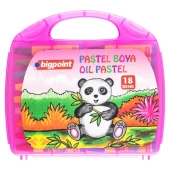 Bigpoint Pastel Boya 18 Renk - Pembe Çantalı - 1