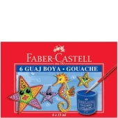 FABER 6 RENK GUAJ BOYA - 1