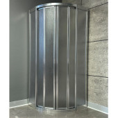 85X85 Oval Teknesiz Duşakabin Mika Plastik Camlı - 1