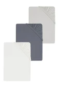 3 Adet Düz Pamuklu Tek Kişilik 80 x 200 + 30 cm Lastikli Penye Çarşaf - 7