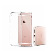 İPhone 6-6S Tıpalı Kamera Korumalı Silikon Kılıf (Şeffaf) thumbnail 1