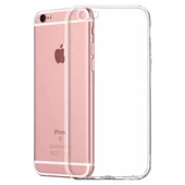 İPhone 6-6S Tıpalı Kamera Korumalı Silikon Kılıf (Şeffaf) thumbnail 2