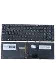 Monster ile Uyumlu Tulpar T5 V5.4, T5 V5.4.1 Notebook Klavye Işıklı Siyah TR - 1