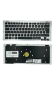 Sony ile Uyumlu Vaio VGN-SR260JH, VGN-SR280Y, VGN-SR280YH Notebook Klavye Gümüş Gri TR - 1