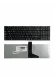 Toshiba ile Uyumlu Satellite C850-1C8, C850-1C9, C850-1CC, C850-1CD Klavye Çerçeveli Siyah TR - 1