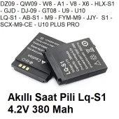 Day LQ-01 QW09 Akıllı Saat Batarya - Pil 4.2v 380mah Smart Watch - 1