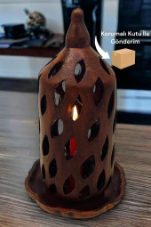 Fırınlanmış Toprak Şamdan Mumlukkk - 4