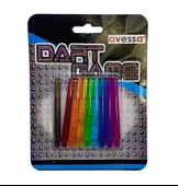 Dart Oku Shaftı Plastik Renkli 9lu Avessa - 1